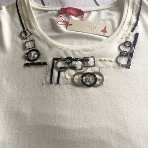 NWT Stylish CLORINDA SHIRT IN CREAM